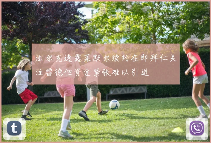 法尔克透露莱默尔续约在即拜仁关注雷德但资金紧张难以引进